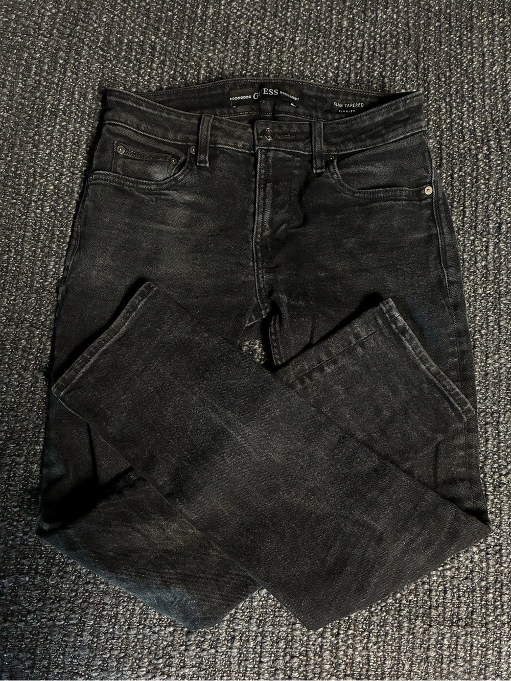 Guess Men’s Black Slim Jeans